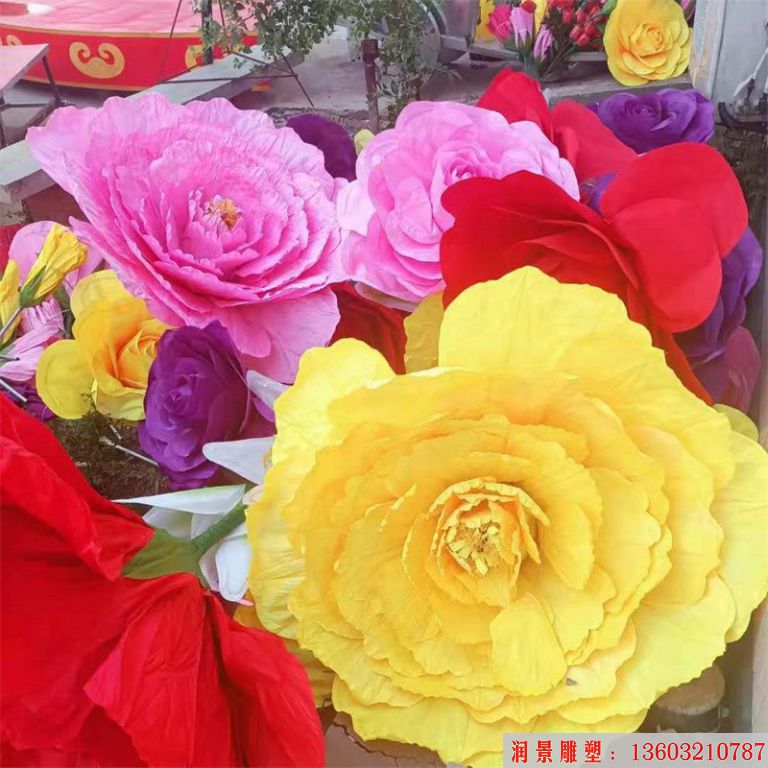 玻璃钢花篮雕塑,仿天安门花篮,花卉绢花花篮9